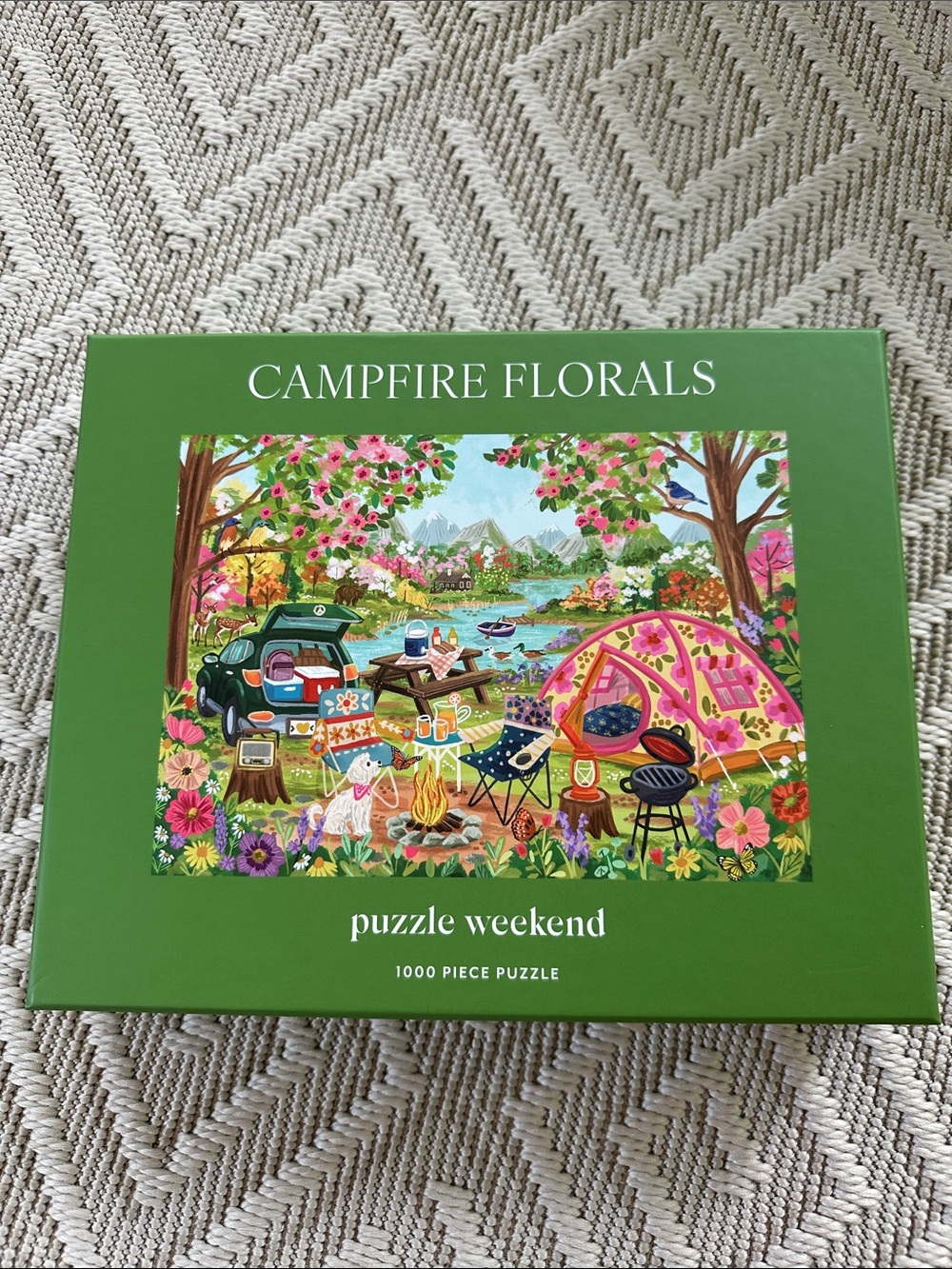 Puzzle Weekend- Campfire Florals 1000 Piece Puzzle